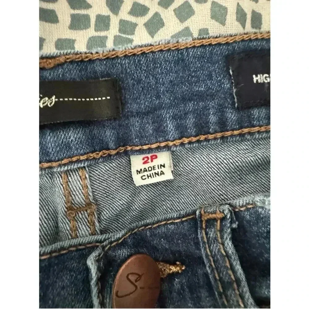 Supplies x Union Bay Maren High‎ Rise Distressed Slim Straight Jeans sz 2P